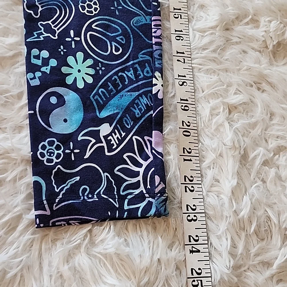 Justice Full Length Brand New Kids' Multicolor Graphic Leggings